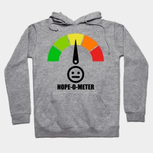 Meter Series - NOPE-O-METER 2 - Nope Icons - Gauge Level 4 - NOPE - 4A Hoodie